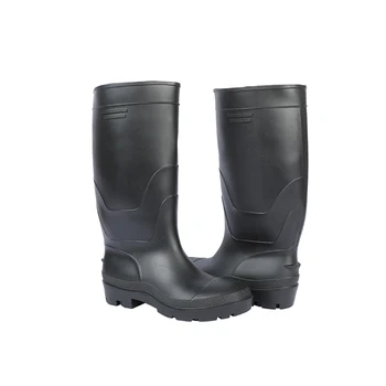 High Cost-Effective Steel Toe Mens Industry Safety Pvc Rain Boots Shoes