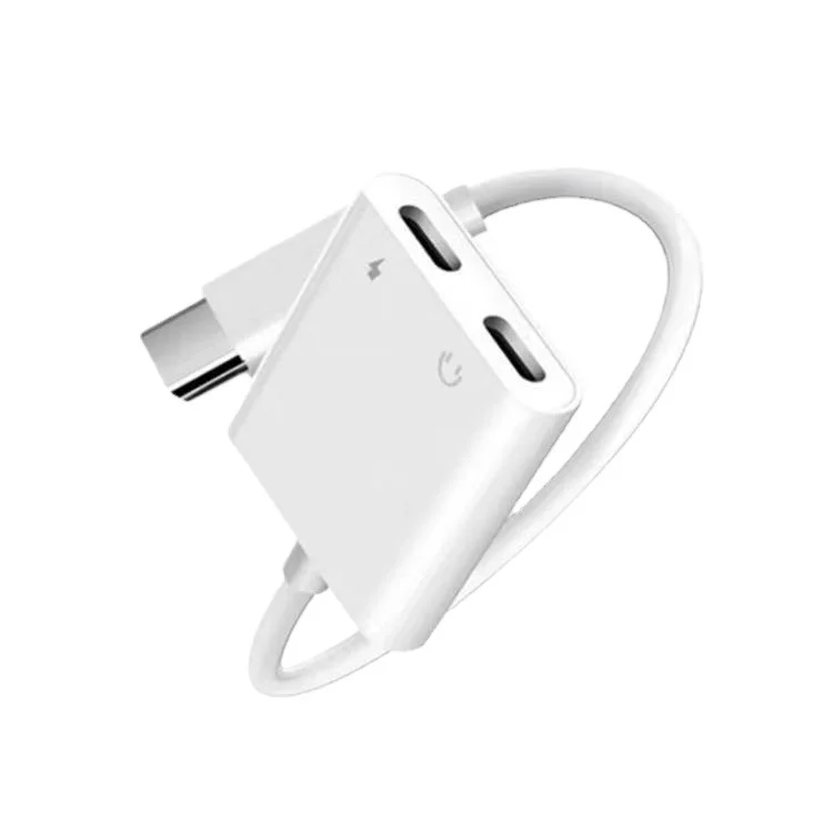 ЦАП USB C разветвитель для наушников 2 в 1 Тип C адаптер для Samsung Note 20 S21 S20 Fe Huawei P40 Xiaomi 11 10 AUX конвертер