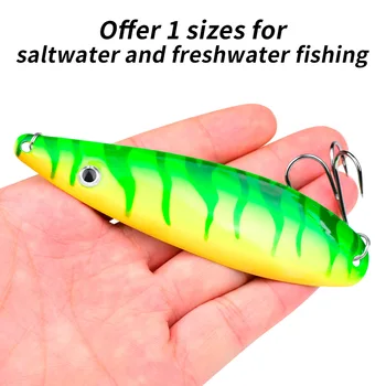 CHEERY 11.5cm 18.5g Willow Leaf Shape Colorful Spinner Metal Jig, Long Cast Universal Fishing Lure for Topmouth Culter & Bass – Metal Jig – view 3