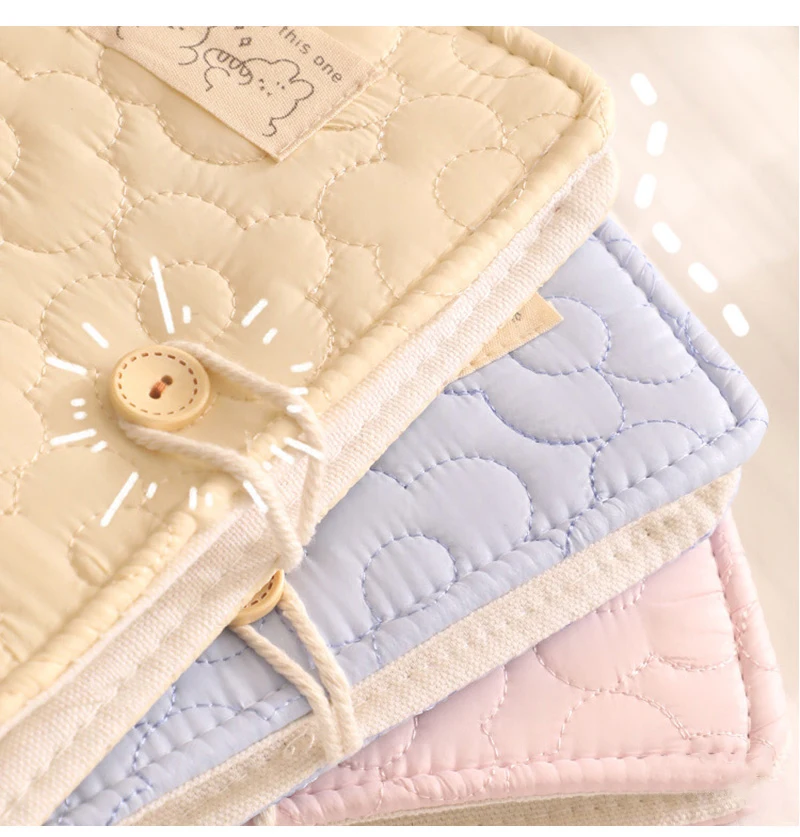 Labon A5 Cloth Fabric Cover Notebook Creative Journal Horizontal Line