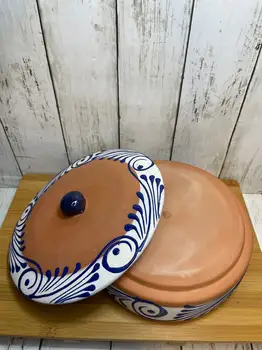 レア　ポット　高級　陶器　メキシコ　職人の手作り マタ・オルティス陶器 by Patty Lopez トカゲ ポット｜マライカ