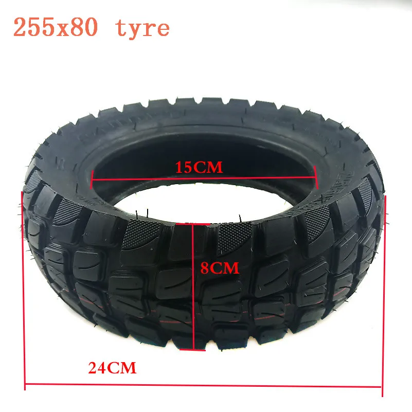 Superbsail TUOVT 255x80 Tire 255*80 Inner Tube Outer Tyre 10 Inch Off-road Tire for Electric Scooter Zero 10X factory