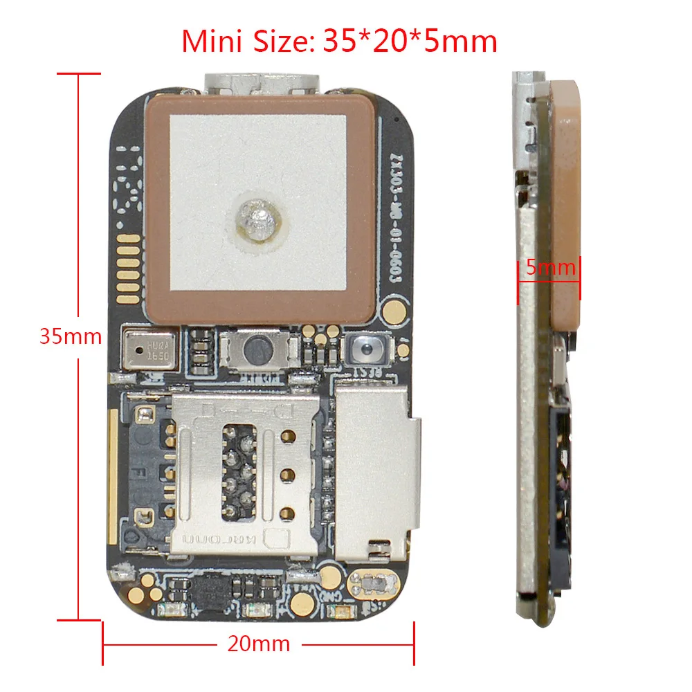 Factory Wholesale ZX303 Mini GPS Tracker PCB Board with APP & API