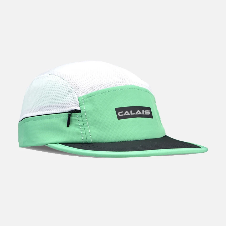 5 Panel Running Caps With Reflective logo Australia Camp Caps Custom Running Hat Trail Sport Running Hat 5 Panel Hat With Zipper