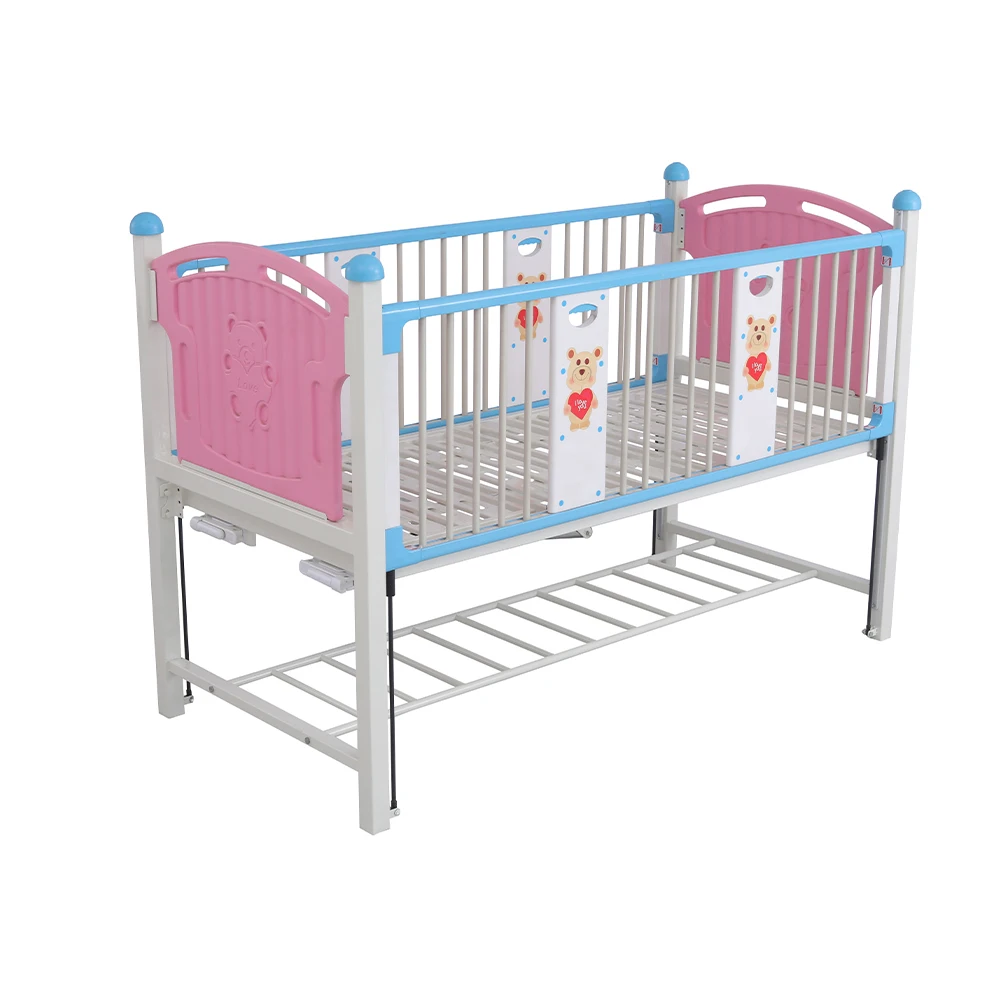 Electric Full Enclosed Pediatric Bed with Infusion-Foldable Hospital & School Healthcare Equipment with Training Stand 3
