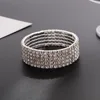 Cinq rangées d'argent