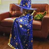 mantello blu + cappello
