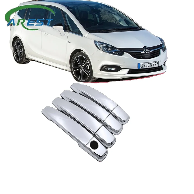 tuning-art BEF814 Fußmatten passend für Opel Zafira Tourer C 2011-2021, Naht:Silber. Deluxe Velours