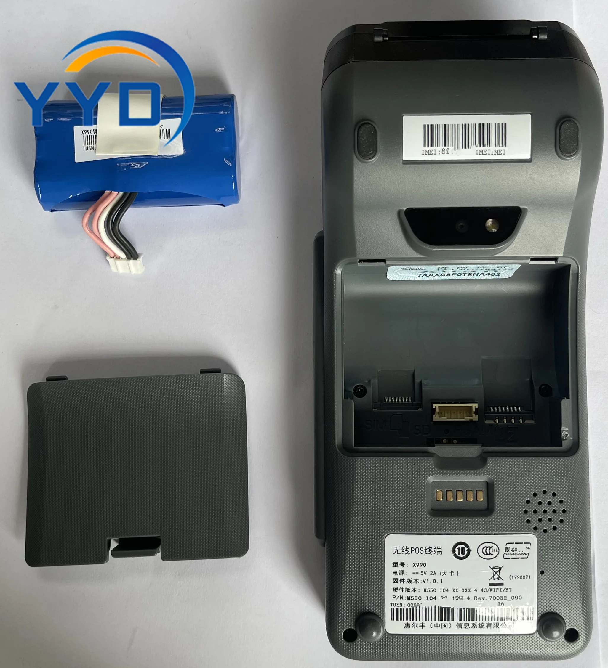 Android Touch POS Handheld Smart Used X990 VERIFONE POS Terminal