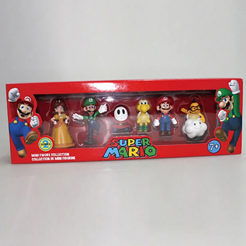 8CM SUPER MARIO PVC Anime action figure deformable Mario Toys Gifts New In Box 