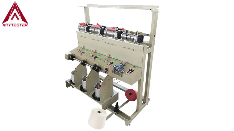 6 Spindles Keyboard Style  Cone Winding Machine with Each Yarn Traveling Length of 6 Inches on the Bobbin