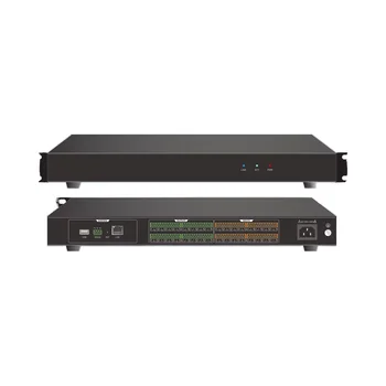 Auto Gain Echo Cancellation Audio Processor with 16x16 Matrix and Signal Generator for Conferences