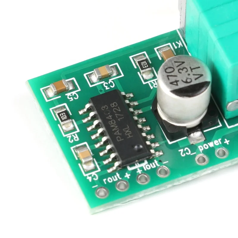 PAM8403 Mini 5V 2 Channel 3W Volume Control USB Power Supply Digital Speaker Audio Power Amplifier Board