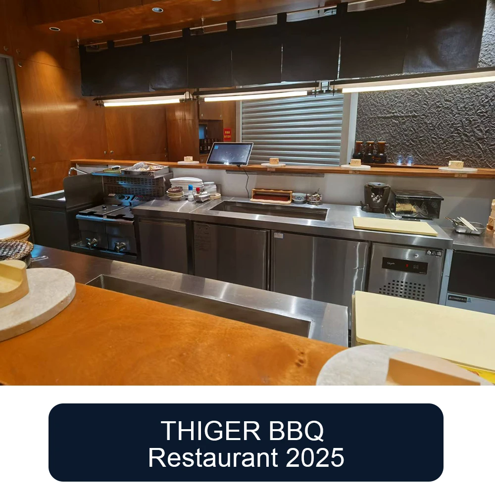 THIGER BBQ Restaurant: Solução de Projeto de Cozinha Comercial Chave-na-Mão — Projeto, Equipamentos e Suporte à Instalação