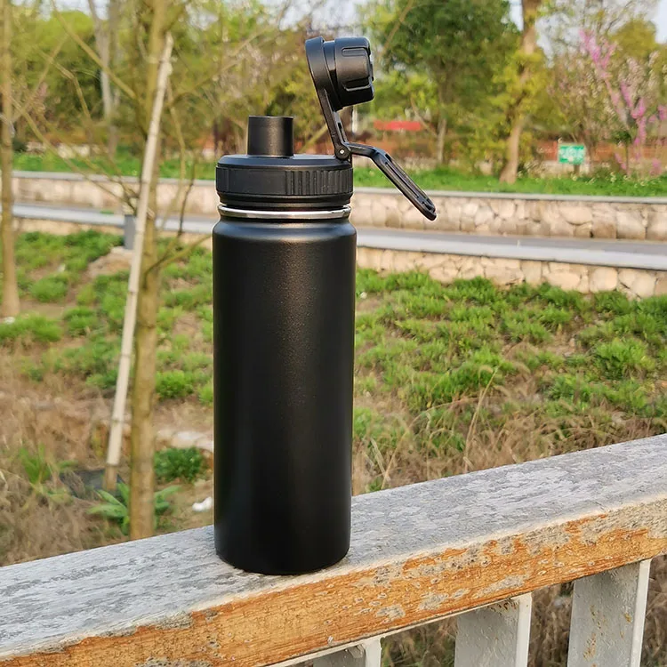 750ml 1000ml 1200ml 1900ml Stainless Steel Custom logo Insulated Sport Waterbottles With Lid