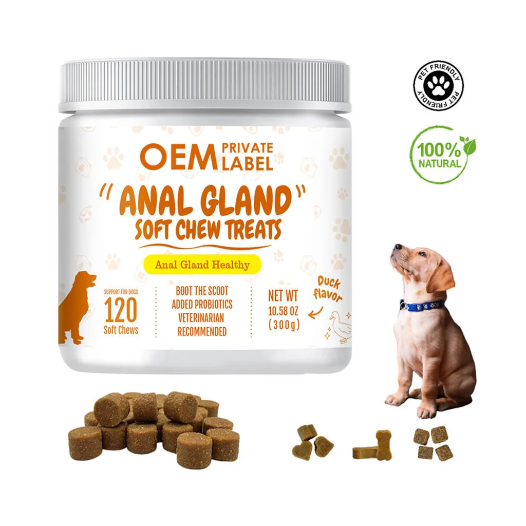 Custom Multivitamin Chews Anal Gland Support For Dogs Gut Health Digestion Supplements Immune