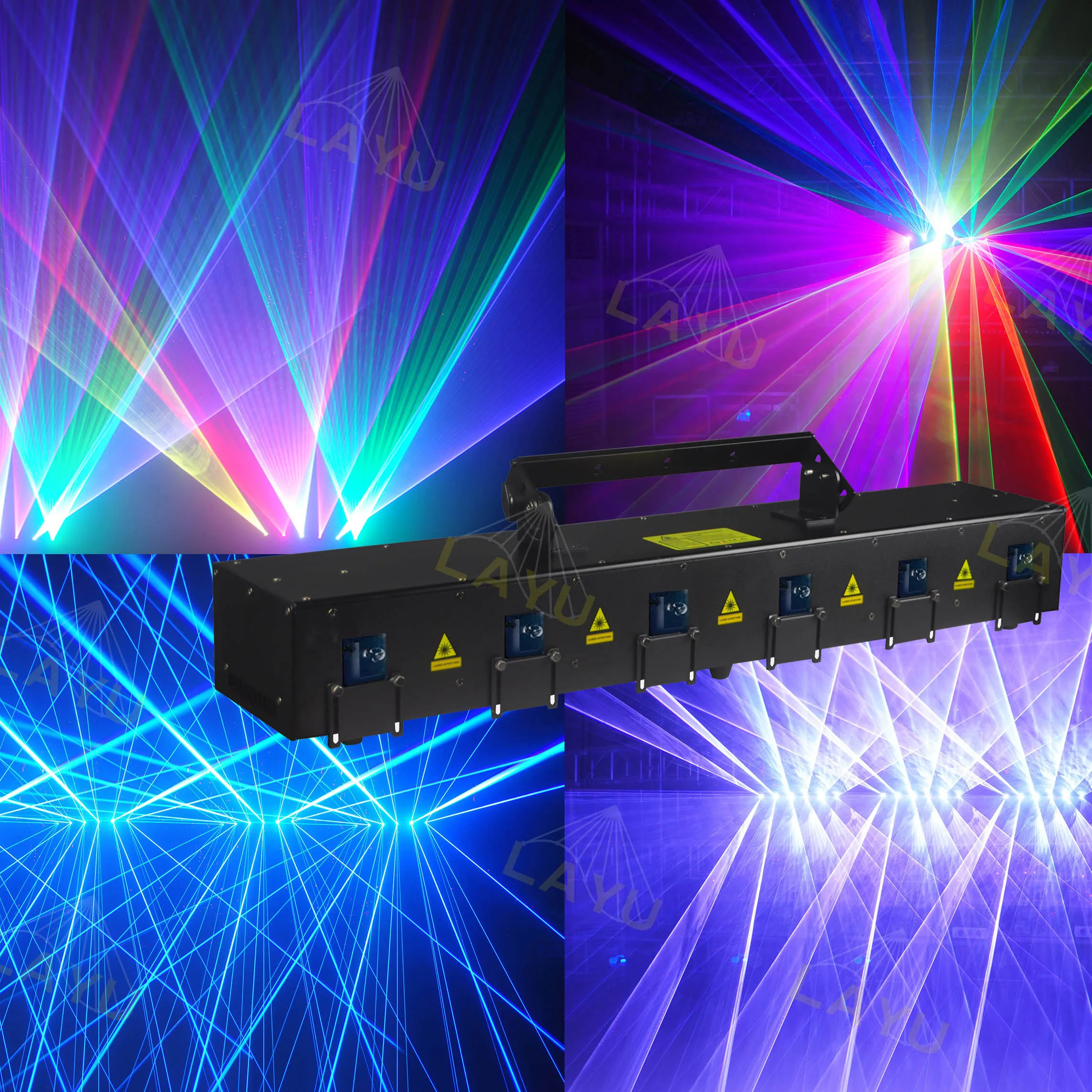 2023 LAYU Party KTV DJ ILDA DMX Stage 6 Head Bar Laser