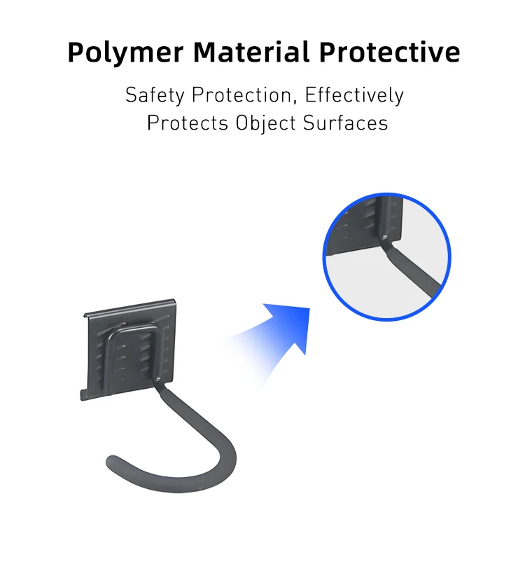 Reinforced Rustproof Metal Wall Bike Hooks Heavy Duty Strong Utility Bike Hanger for Home Kitchen Tool Display Modern details