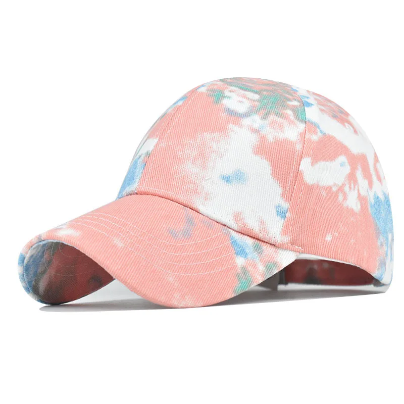 Madewell Canvas Baseball Cap in Tie-Dye Print Madewell | Accessories | Madewell Womens Pink Tie Dye Print  main image 2