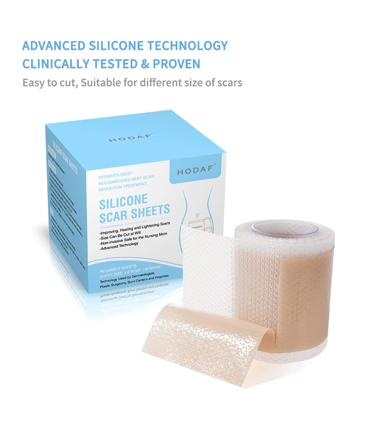 Sheet Scar Tape Silicone Scar Tape Re-use Silicone Scar Tape To Reduce ...