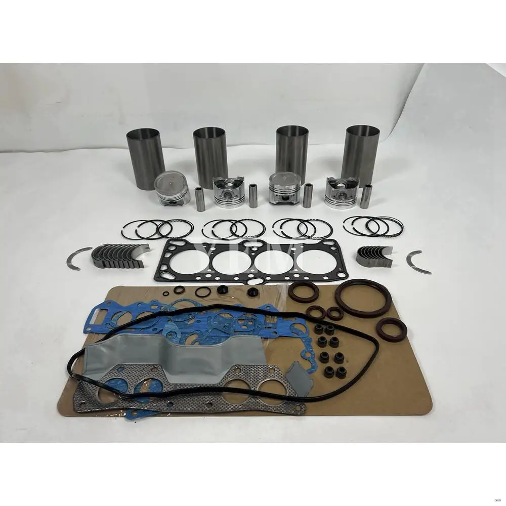 4G63 Engine Rebuilding Kit With Full Gasket Set Cylinder Bearings Piston Rings Liner for Mitsubishi