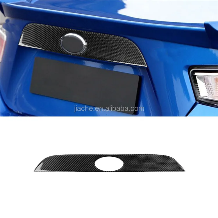 86/BRZ 青いカーボンダッシュボードトリム