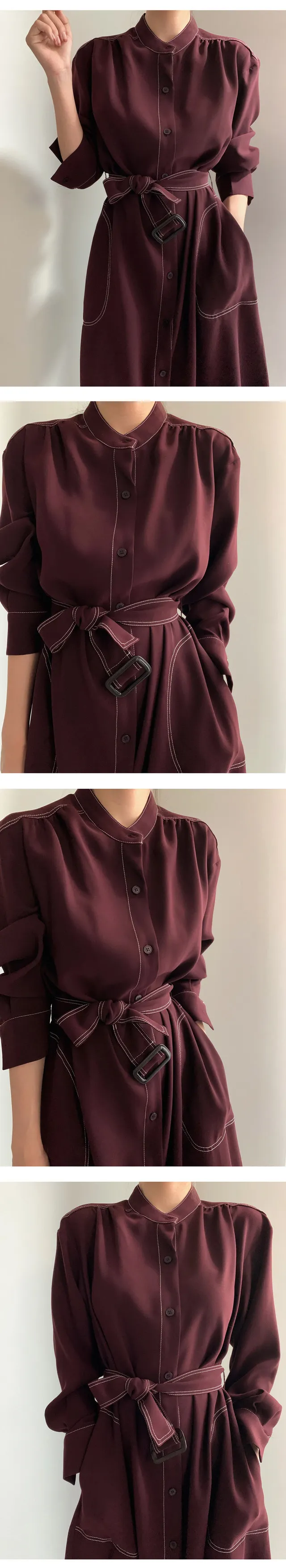 Wholesale 2022 Spring and Autumn Women's Korean Elegant Dress