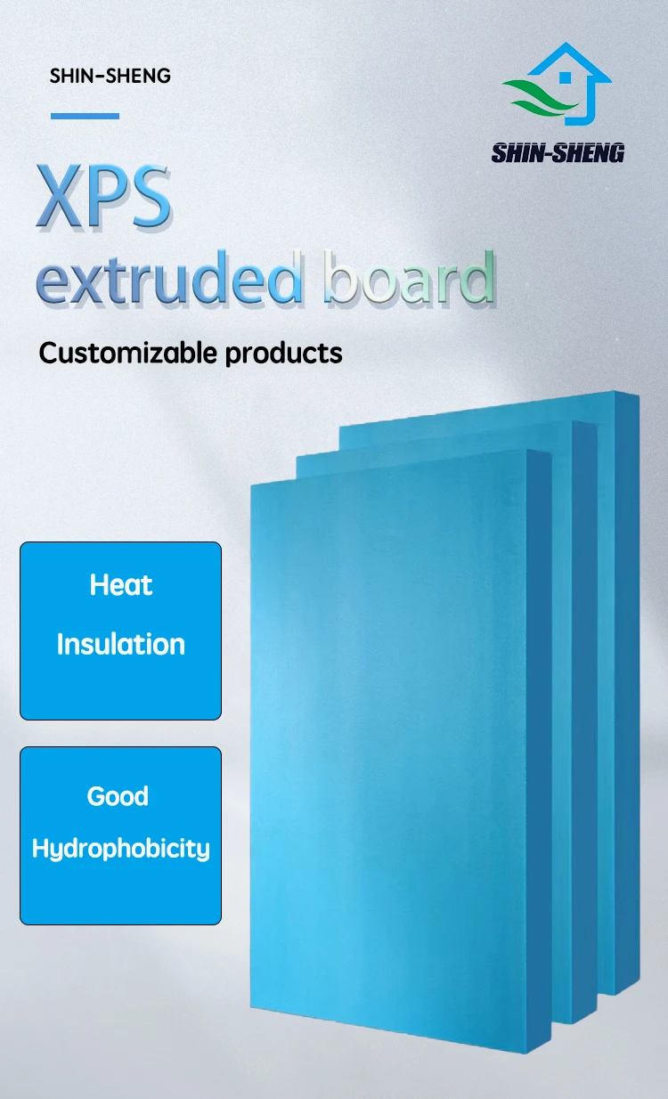 Thermal Insulation Extruded Polystyrene Xps Foam Board High Density