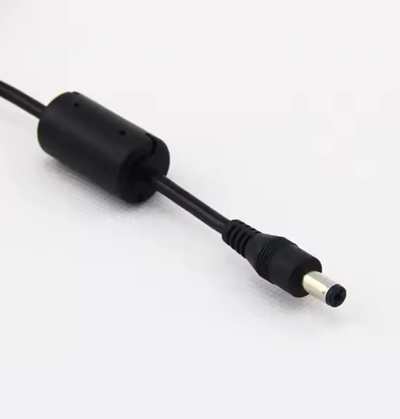 DC 5521 Power Adapter with 18AWG Copper Wire Cable 4 Pin Din 24V 5A Short Circuit Protection 5.5*2.5 Connector 5521 Power Supply
