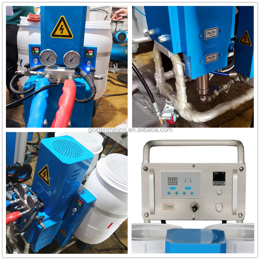 Closed Cell Spray Foam Insulation Machine | Efficient PU Foam Sprayer ...