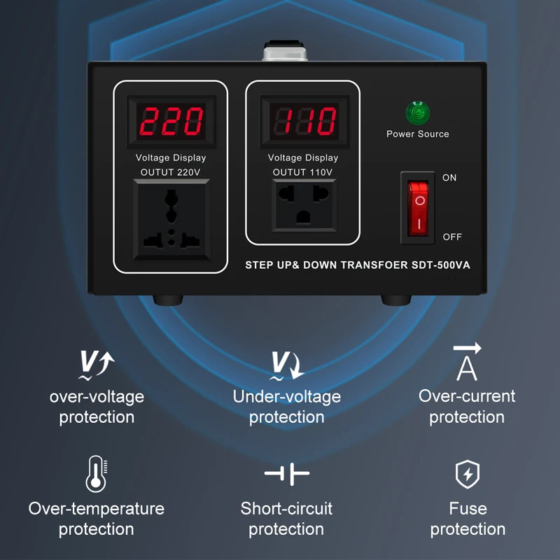 Convert 110V to 220V with ZX Voltage Converters - Reliable & Efficient