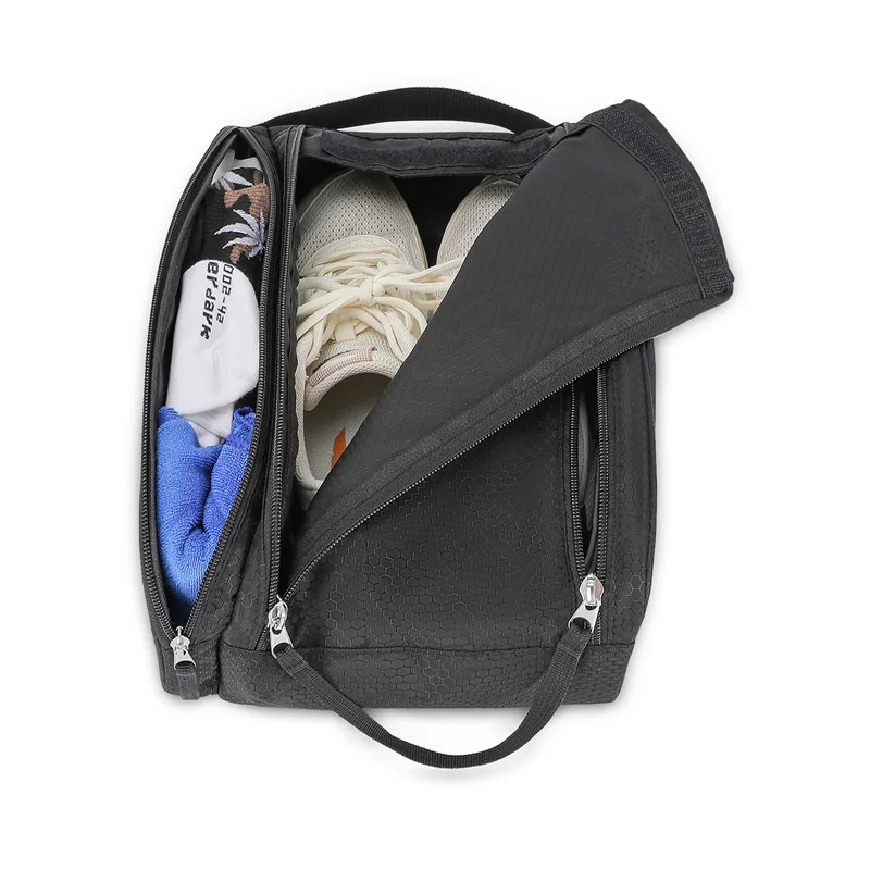 Wholesale Custom Breathable Gym Sport Soccer Basketball Sports Shoe Carrier  Bags Golf Shoe Tote Bag With Zipper