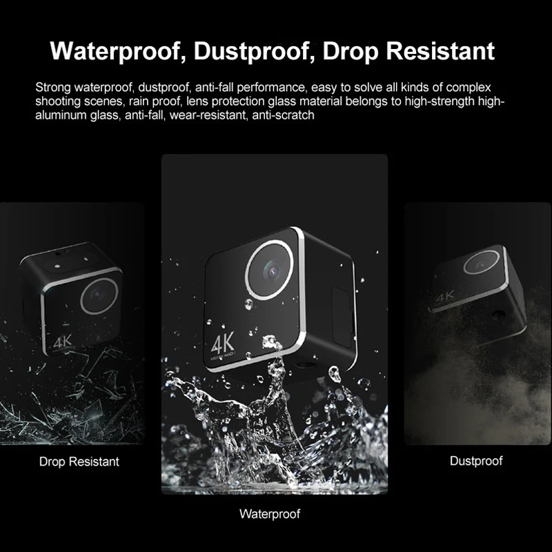 Action Pro Mini Photography Studio GWD NANO Action Camera 4K 2K