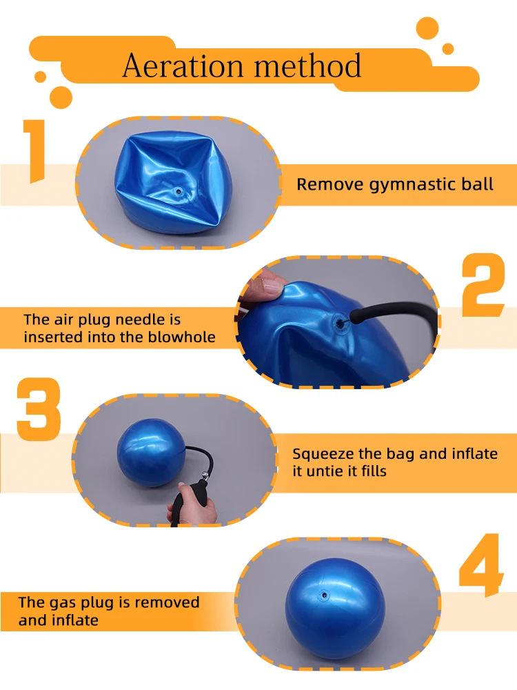 19cm Overball Ball Explosionproof Exercise Gymnastics Pilates Yoga