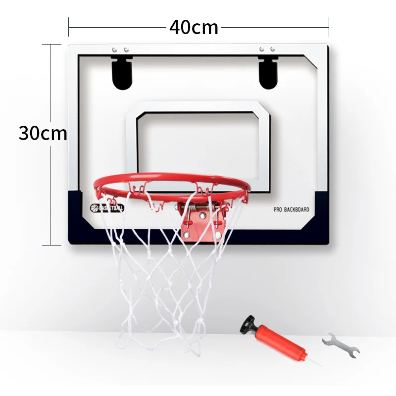 Portable Door Mini Basketball Hoop with Breakaway Spring Rim for Kids