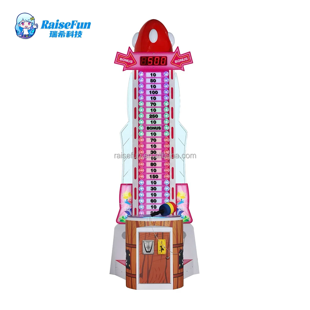 Factory Direct SalesCoin Operated Hammer Arcade Game Machine Ticket Redemption Hammer Arcade Game Machine Strength Test