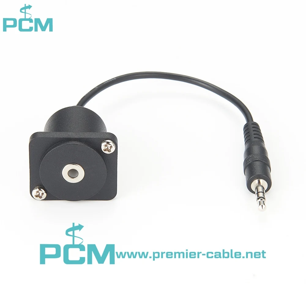 D Series Style Panel Mount 3.5 mm Audio Feed-thru Connector details