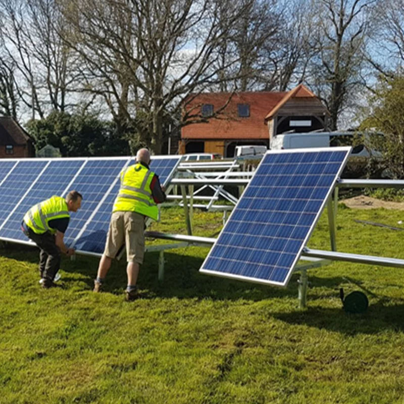 Hot Dip Galvanizing Ground Pv Mount Solar Panel Supporting System Solar  Cell Structure Solar Panel Mounting Aluminum Rail