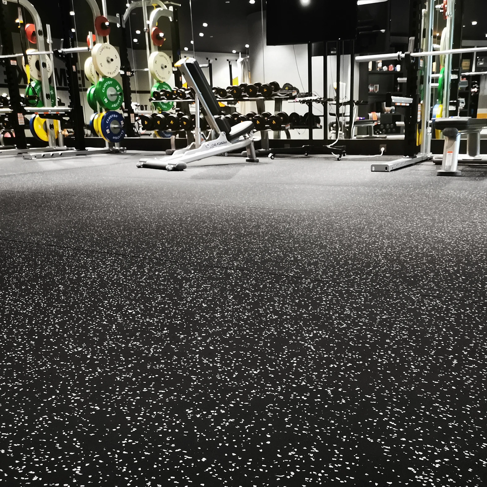 Anti Slip Vulcanized Gym Rubber Sheet Mat and Shock Wearable