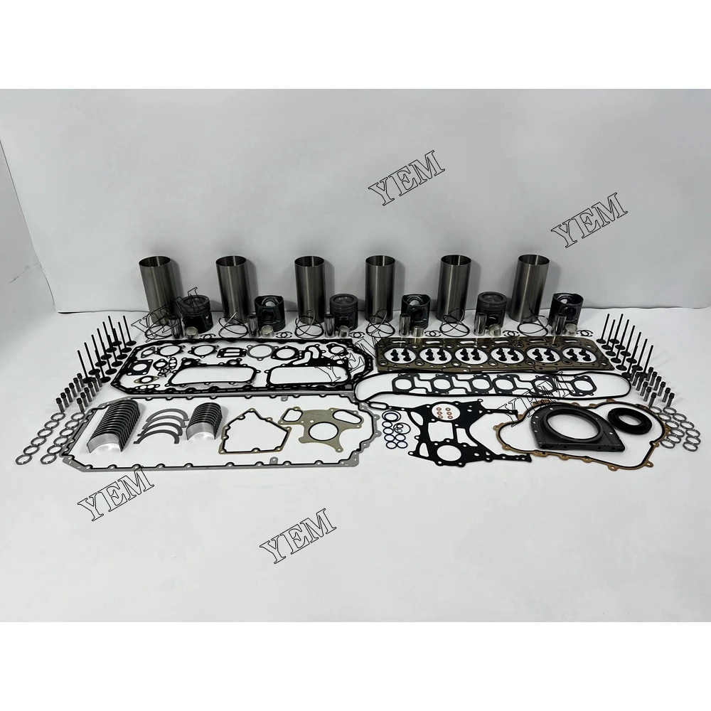 High Quality Machinery Parts Engine Overhaul Kit With Bearings Piston Rings Full Gasket Set Liner Valve Kit For Caterpillar C6.6