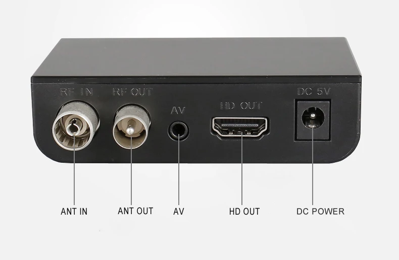 Digital cable tv hd dvb-t2 modulator MPEG 4 FTA DVB T2 Biss Terrestrial Receiver HD Set Top Box