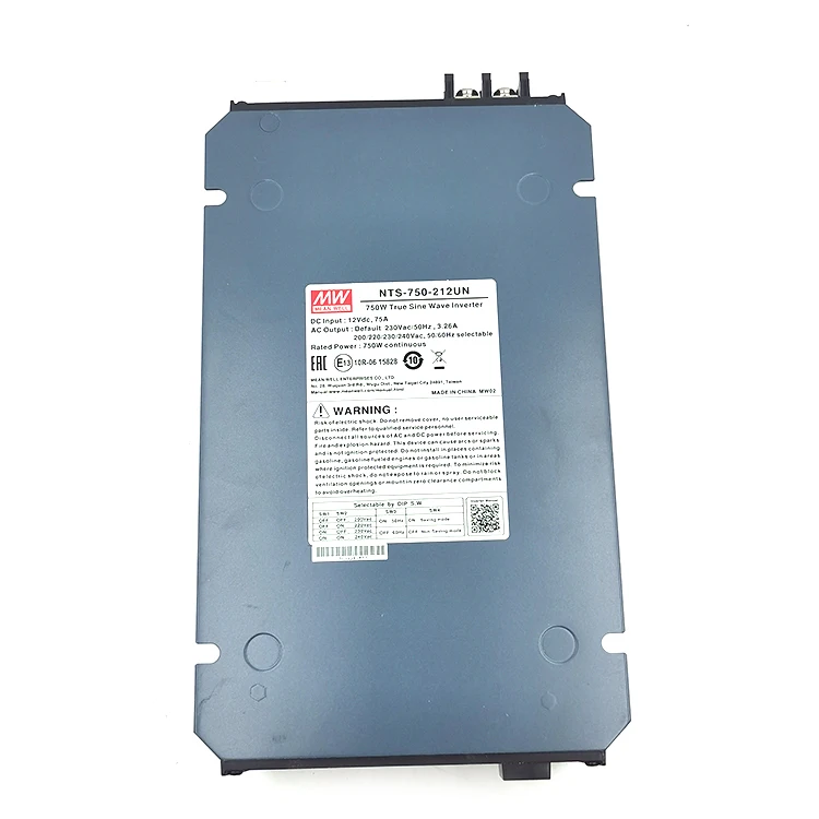 Digital design NTS-750-212UN 12V 75A DC-AC power inverter controlled by Meanwell microcomputer Inverters & Converter