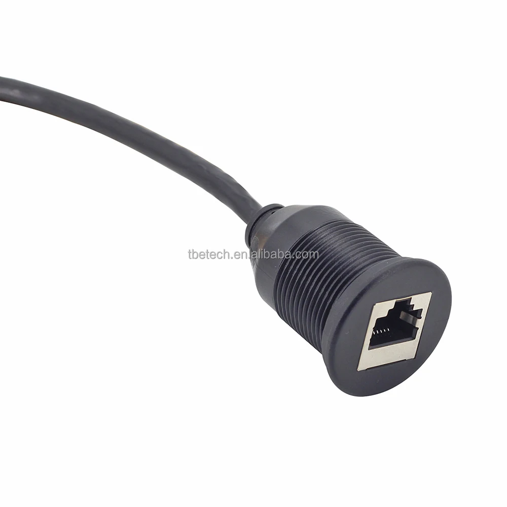 Car Dash Mount RJ45 Socket - Ethernet Extension Cable