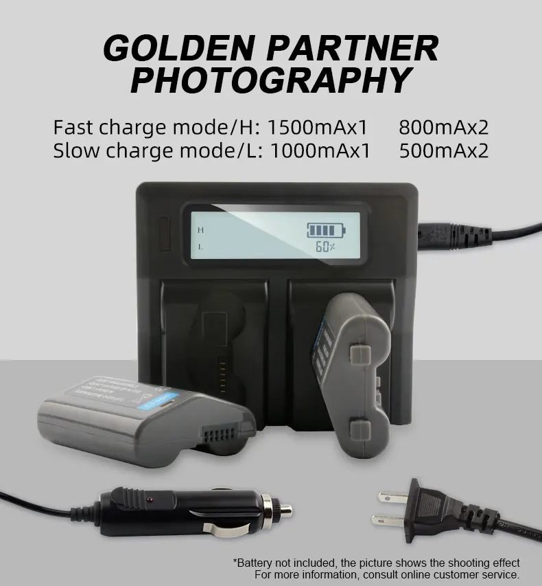 RingTeam EN-EL18 ENEL18 EN-EL18a ENEL18a LCD Rapid Dual Charger for Nikon D4 D4S D5 D6 Camera manufacture