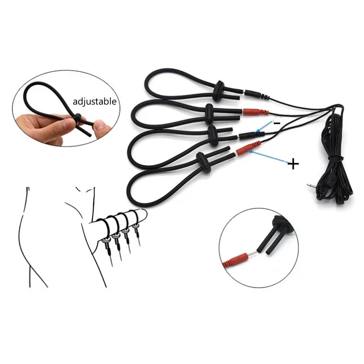 Electro Shock Anal Plug Penis Plug Cock Rings Medical Themed Toys Massage Pad Nipple Clamps for Men Electric Stimulate Sex Toys