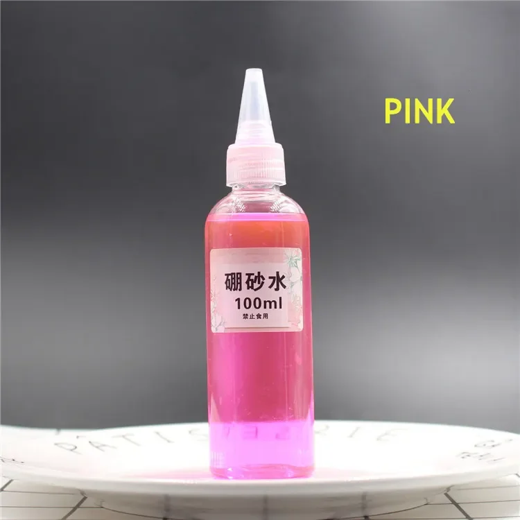 Красочные активаторы буровой воды 100 мл для самодельного слайма самодельный активатор