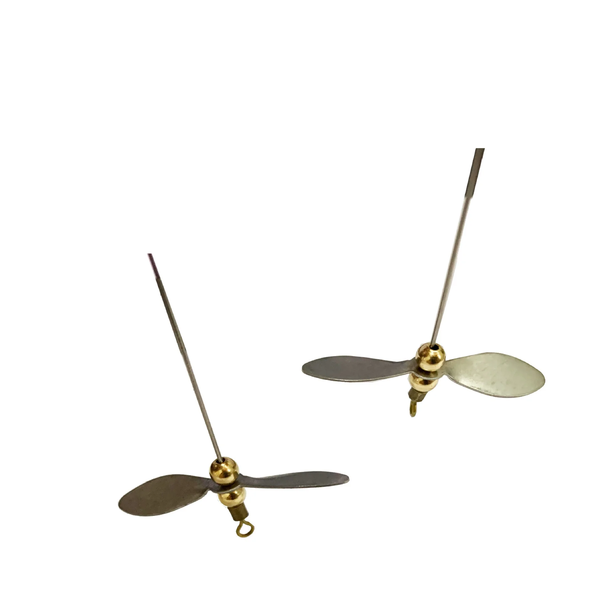 SUPERIORFISHING Spinner Bait Small Propeller Spin Blades Stainless Steel Fishing Lure Accessories HY26