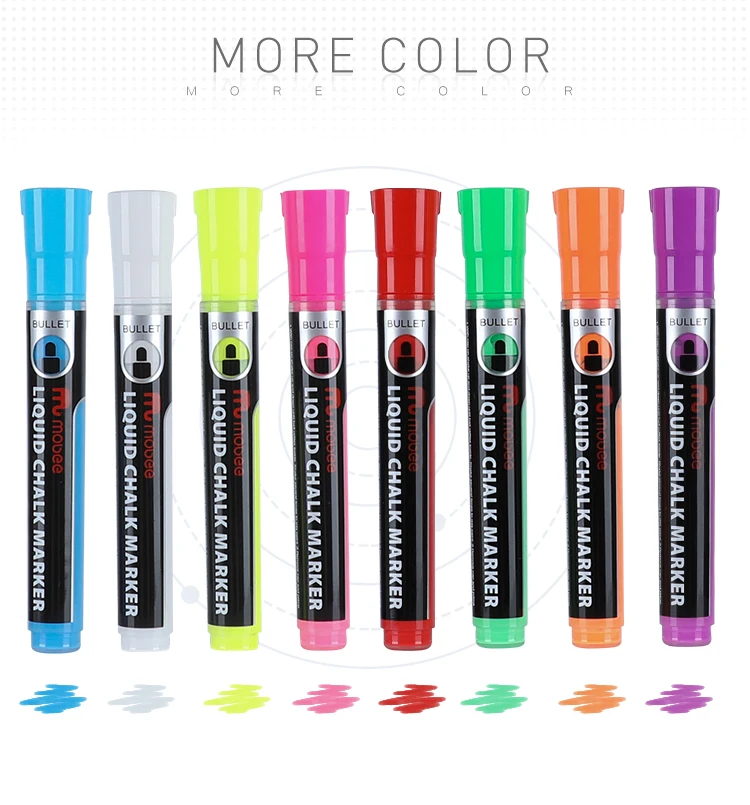 Colors Student Drawing Refillable Waterbased 8 Colors Window Marker