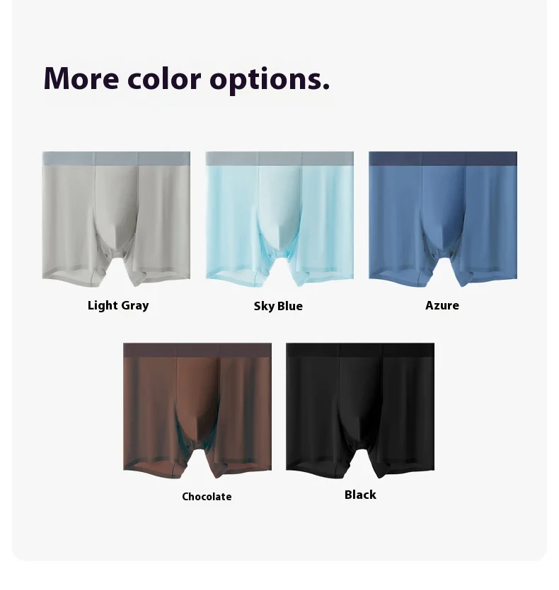 Wholesale New Arrival  Men's Long Leg Panties Seamless Antimicrobial Breathable  Nylon Underwear for Men Men's Boxers Custom OEM