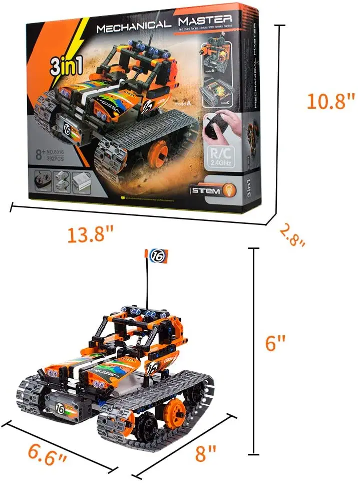 EDUCIRO STEM Project Robot Building Toys (433 Pieces), Christmas Birthday  Gift idea for Kids Boys Girls 8-12-14, Remote Control & APP Programmable